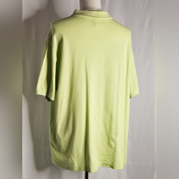 Lacoste Lime Green Polo Shirt Size 4XL - Picture 3 of 4